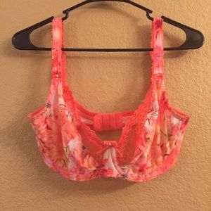 EUC Freya 32H floral unlined bra